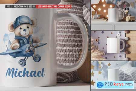 Kids Ceramic Mug Mockup