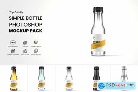 Sauce Bottle Mockup Pack