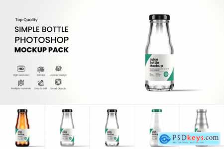 Juice Bottle Mockup Pack