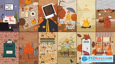 Autumn Pixel Art Stories 53841463