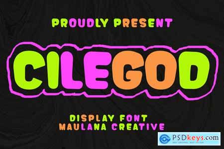 Cilegod Display Font