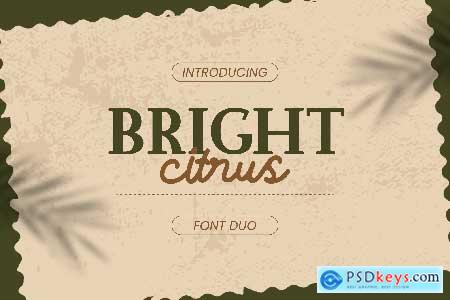 Bright Citrus - Font Duo