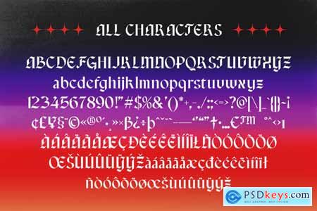 CS Ariston  Blackletter Font