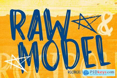 Rociroll - Handdrawn Brush Font