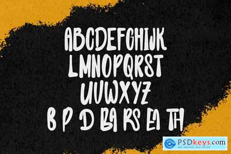 Thibars Handmade Display Font