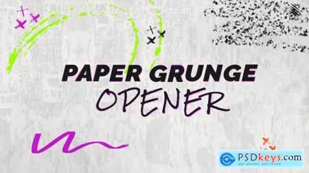 Paper Grunge Opener - Mogrt 53842520