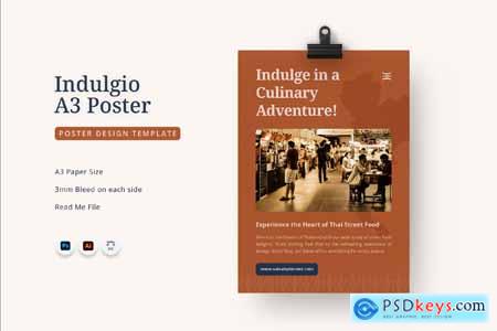 Indulgio - Poster Template