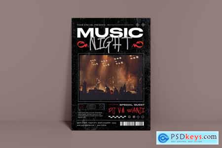 Music Night Flyer LSPS2JT