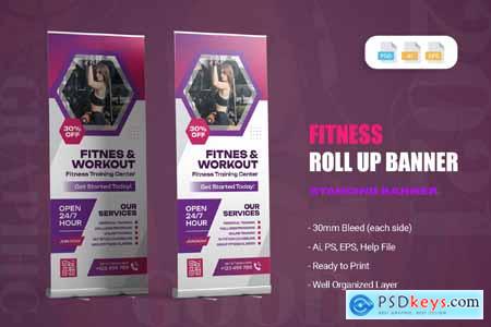 Fitness - Roll Up Banner