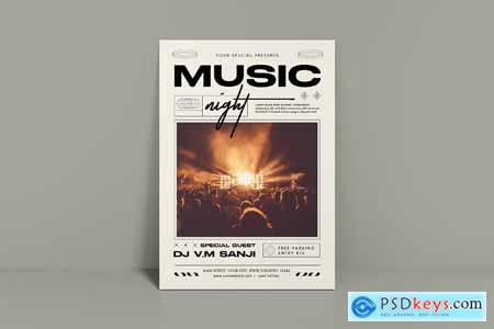 Music Night Flyer Z5LKV7T