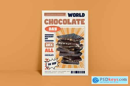 World Chocolate Day Flyer B4YPRWK