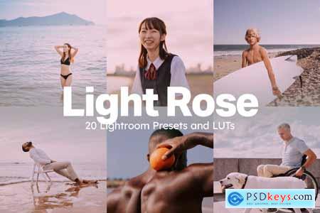 20 Light Rose Lightroom Presets and LUTs