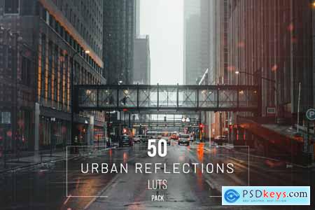 50 Urban Reflections LUTs Pack