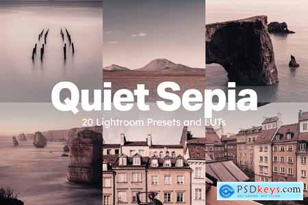 20 Quiet Sepia Lightroom Presets and LUTs