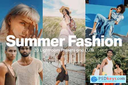 20 Summer Fashion Lightroom Presets and LUTs