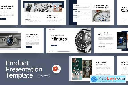 Clean Product Presentation PowerPoint Template