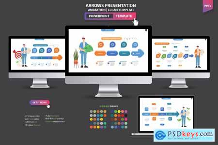 Arrows Powerpoint Presentation Templates