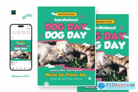 Harness Dog Day Flyer Template