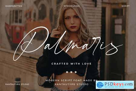 Palmaris Modern Script Font