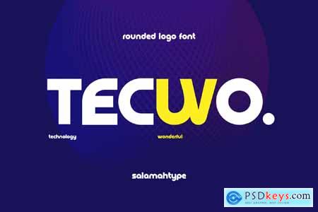 TECWO - Rounded Logo Font