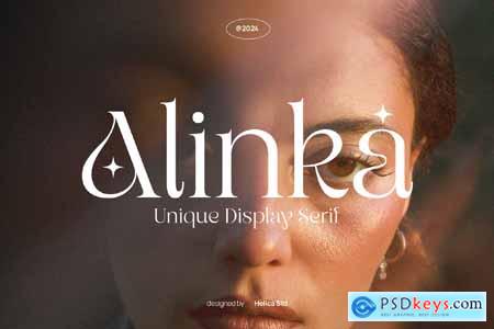 Alinka Display Unique Serif Font