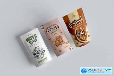 Three Pouch Packaging - Mockup