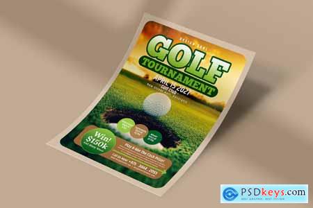 Golf Tournament Flyer Template