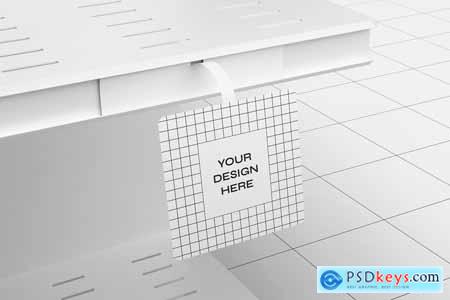 Store Shelf Talker Mockup