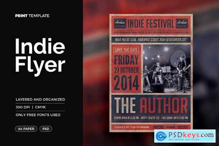 Indie Festival Flyer Template