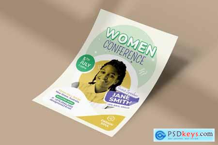 Women Conference Flyer Template