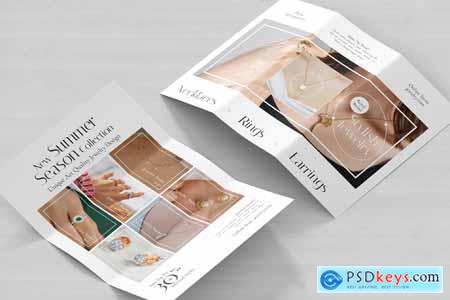 Jewelry Store Trifold Brochure Template