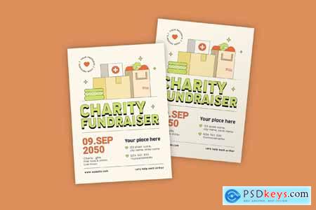 Charity Fundraiser Flyer HMM9NMD