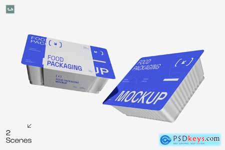 Floating Food Packaging Mockup 004