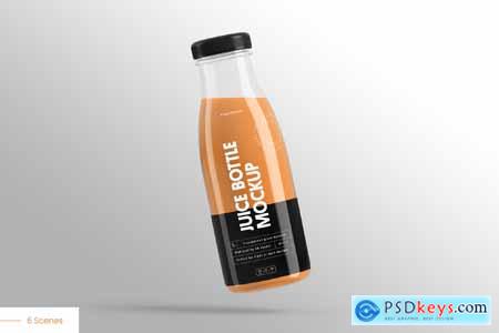 Juice Bottle Mockup RNBGTWJ