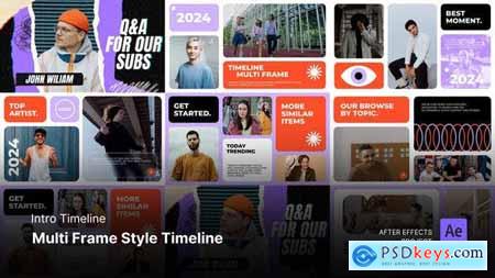 Intro Opening - Timeline - Multi Frame Style After Effects Project Files 53998614