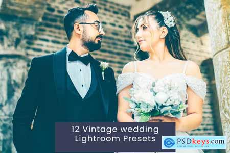 12 Vintage wedding Lightroom Presets