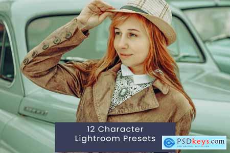 12 Character Lightroom Presets