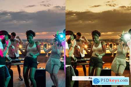 20 Party Lightroom Presets and LUTs