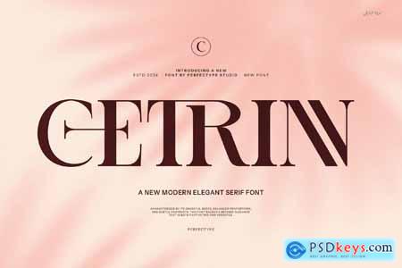 Cetrinn Elegant Ligature Serif Font