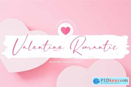 Valentine Romantic - A Modern Script Font