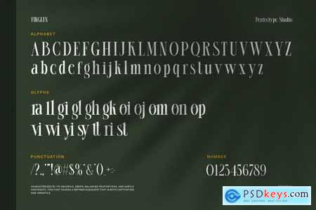 Firglen Elegant Ligature Serif Font