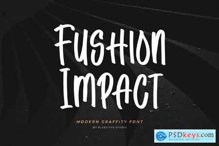 Fushion Impact - Graffiti Font