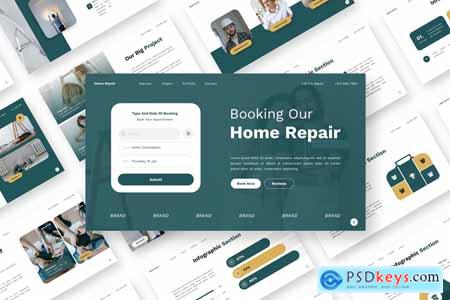 Home Repair - Home Service Powerpoint Templates