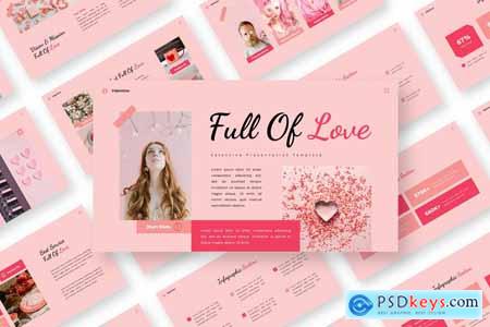 Full Of Love - Valentine Powerpoint Templates