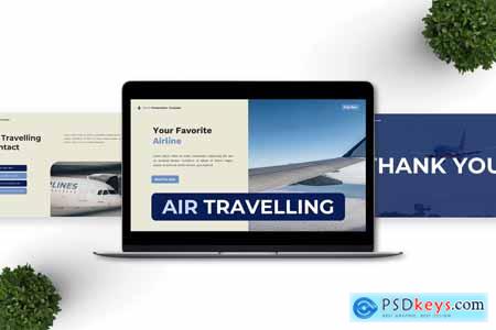 Air Travelling - Airline Powerpoint Templates