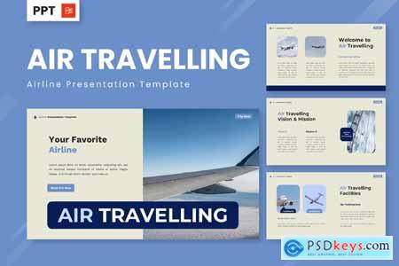 Air Travelling - Airline Powerpoint Templates