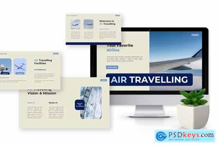 Air Travelling - Airline Powerpoint Templates