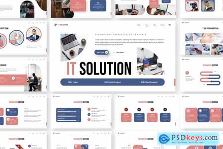 IT Solution - Technology Powerpoint Templates