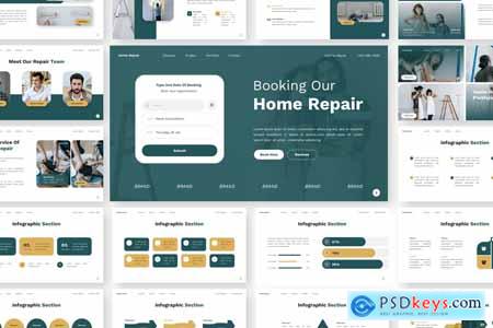 Home Repair - Home Service Powerpoint Templates