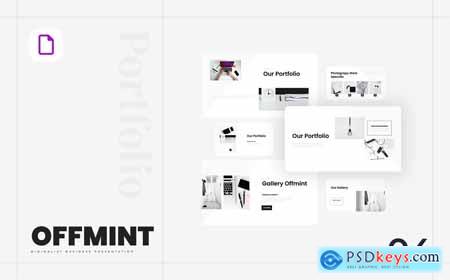 Offmint  Minimalist Business PowerPoint Template